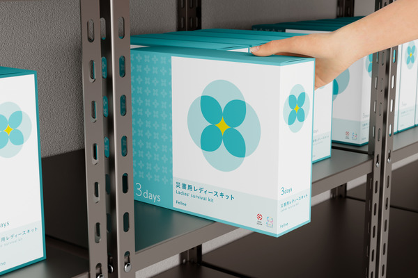 Fellne、災害用レディースキットをリニューアル ９月１日より予約販売開始 画像
